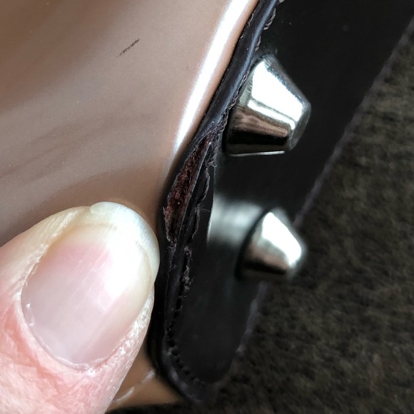 BEIJO - London*Paris*New York - Peachy Patent Purse with sturdy handles - Picture 11 of 11